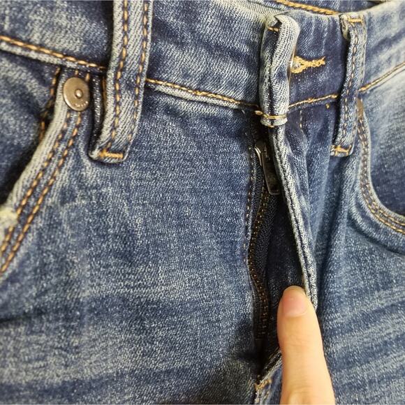 BLANK NYC Skinny Crop Jeans 28 Glitter Side Stripe Raw Hem Disco Party Fun - Picture 4 of 11